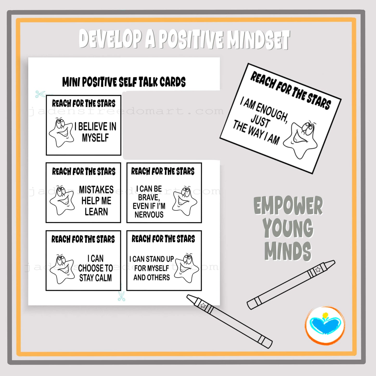 Positive Self-Talk Printable for Kids Space Travel-Themed SEL Activities 12-Page Social Emotional Learning Resource Daily Journal