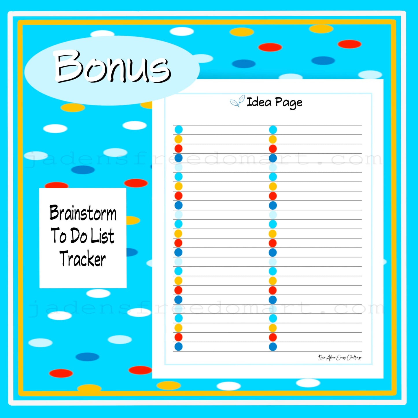 Printable Notes Pages Inspirational Stationery Set PDF Journal Pages Note-taking Planner Instant Download Colorful Boho Abstract Design