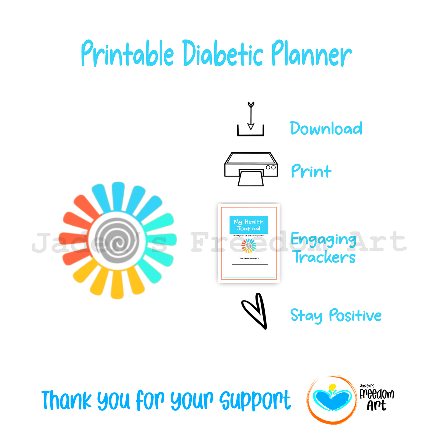 Diabetes Management Printable Tracker Blood Sugar Carb Counting Meal Logs for Patients Healthcare Providers A1C Support Water Calories Log Pages