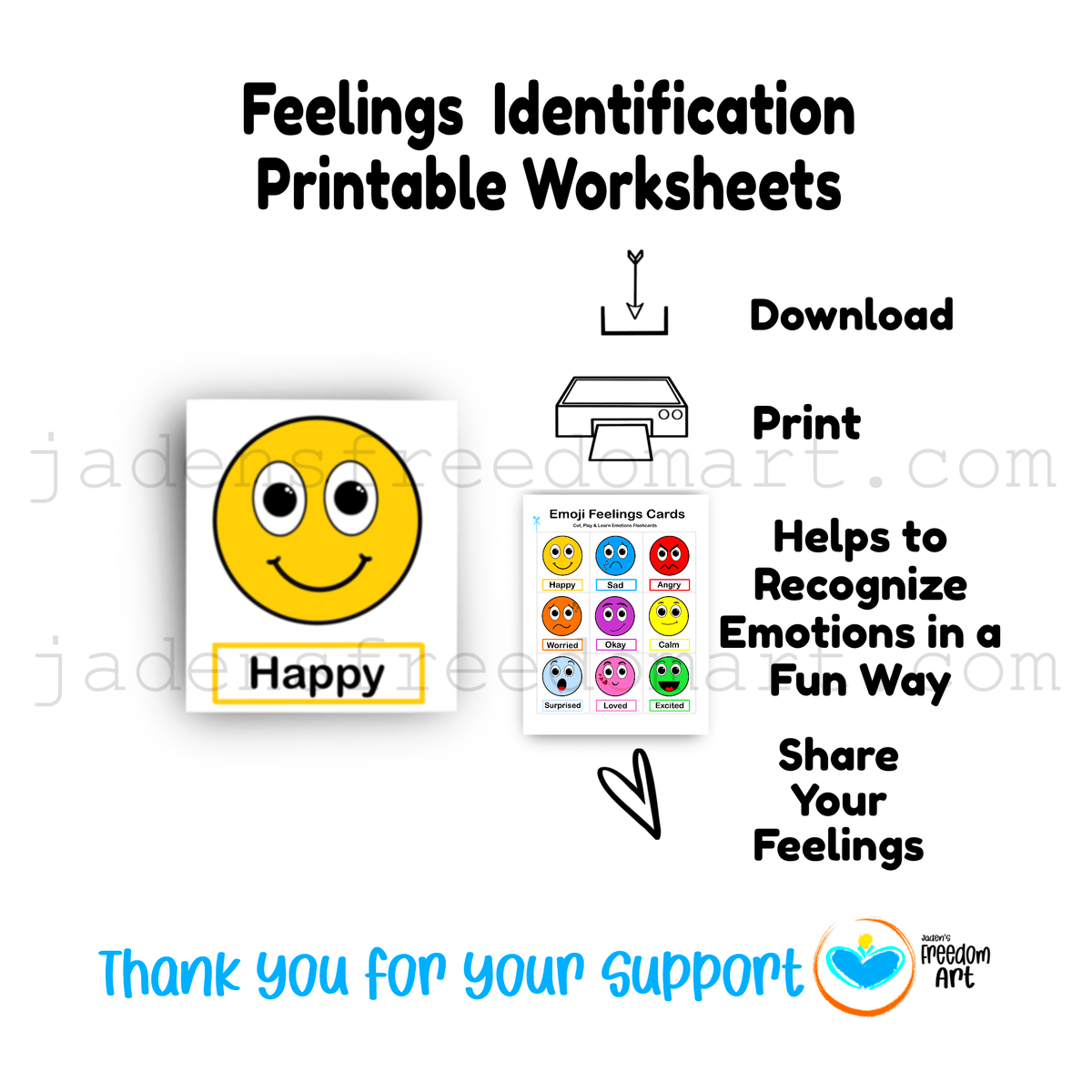 18 Emotion Flashcards Kids Social Emotional Learning SEL Printables Preschool Feelings Cards Emotion Regulation Emotion Matching Activity Grades 1-2