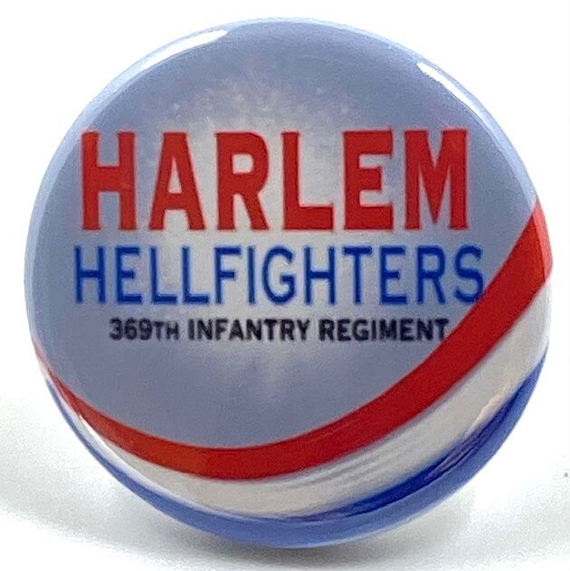 Harlem Hellfighters American Heroes Pin Button Badge set of 2 Black History Educational Backpack Pin