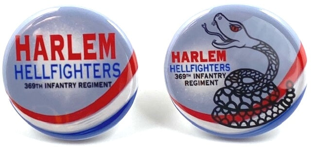 Harlem Hellfighters American Heroes Pin Button Badge set of 2 Black History Educational Backpack Pin