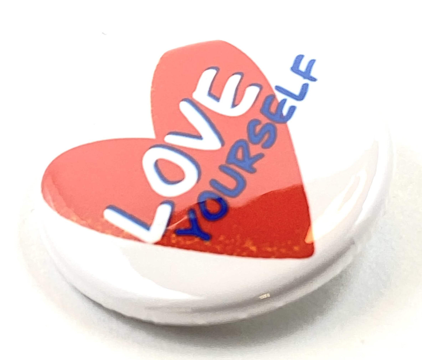 Love Yourself pin button badge