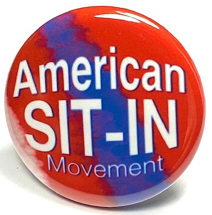 American Sit-In Black History Magnet Educational Inspirational Empowerment Backpack Pin
