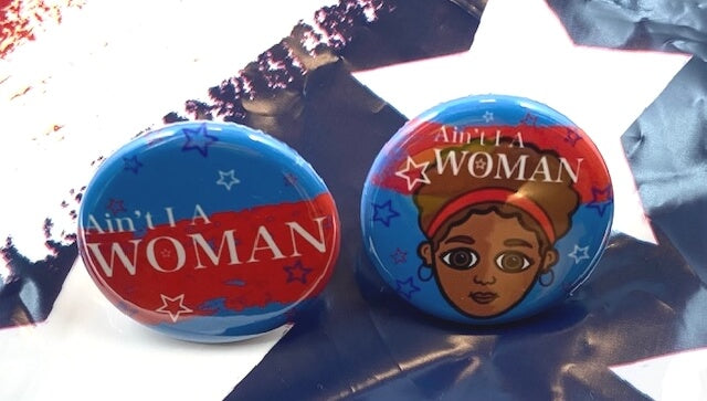 Sojourner Truth American Hero Black History Pin Button Set of 2 Black Empowerment Educational American History Pin