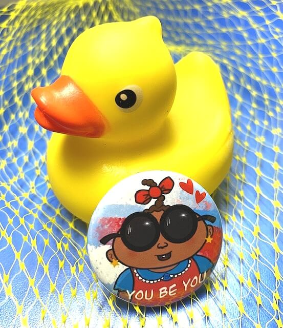 You Be You Motivational Free Expression pin button