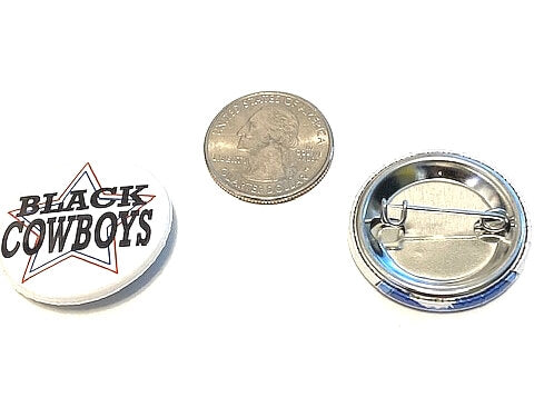 Black Cowboys of the American West Pin Button set of 2 American History Hero Buttons Inspirational School Pin