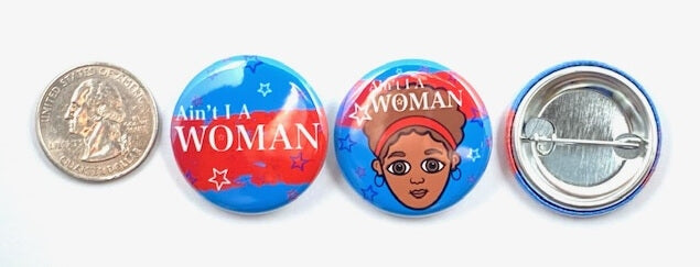 Sojourner Truth American Hero Black History Pin Button Set of 2 Black Empowerment Educational American History Pin