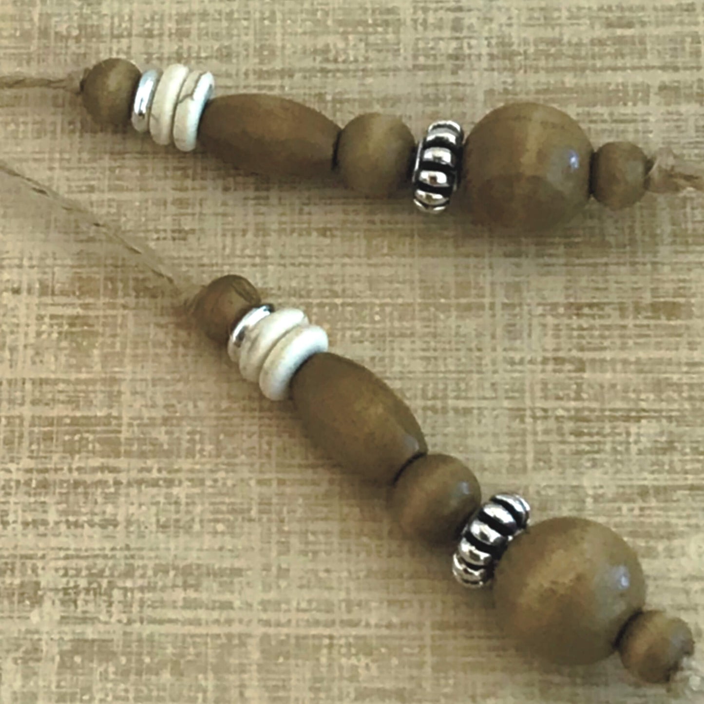 Book Thong Wooden Beaded Bookmark Notebook Journal Planner Jewerly Gift