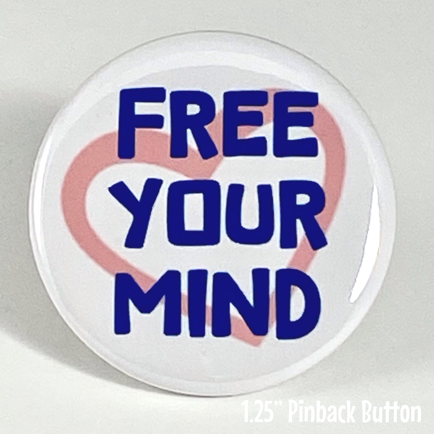 Motivational Buttons Free Your Mind Backpack Pins 1.25 Inch Inspirational Pin Buttons Positive Thinking Pinback Buttons