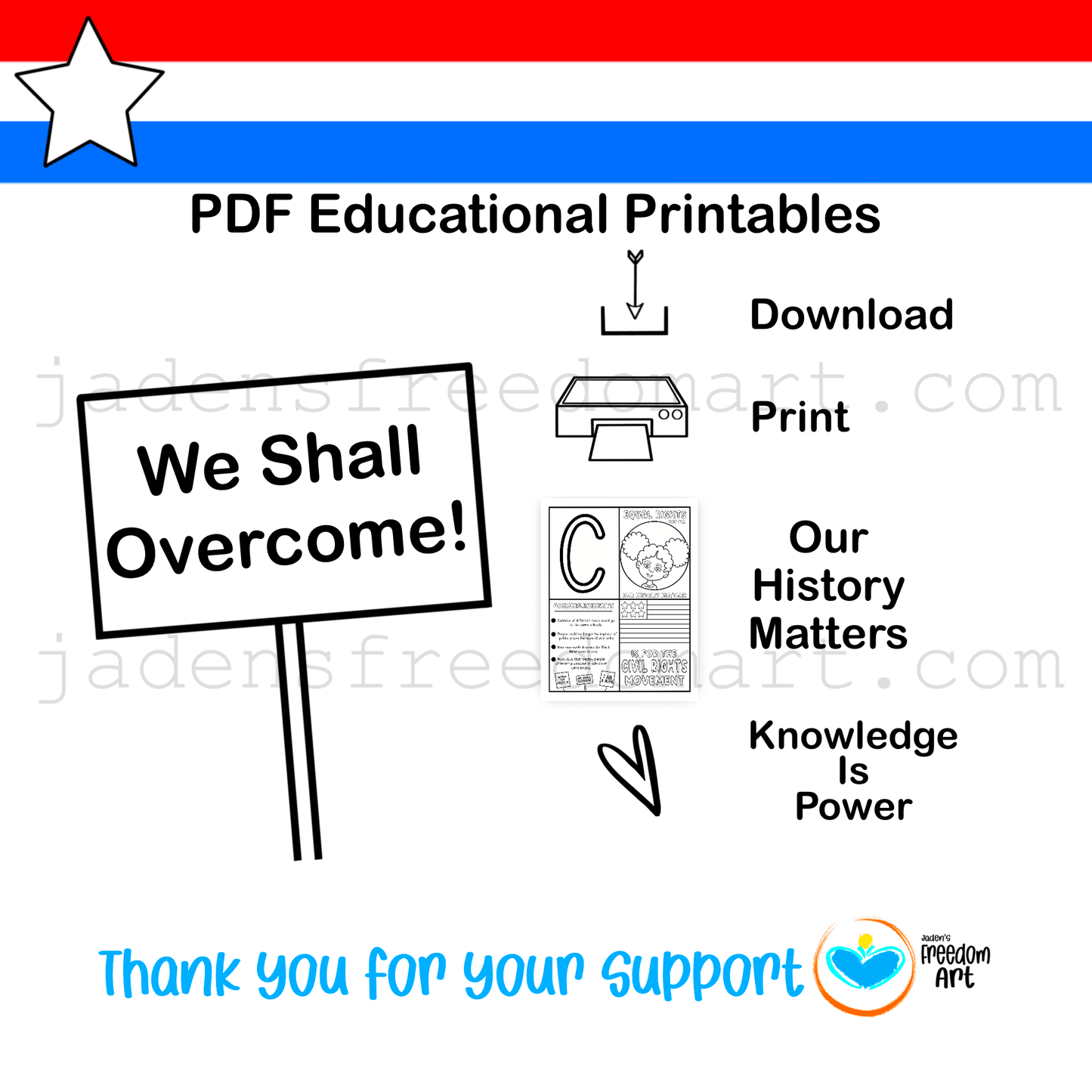 American History Civil Rights Movement Coloring Pages Printable Educational Activities Classroom Homeschooling Black History Lesson Grades 1–4