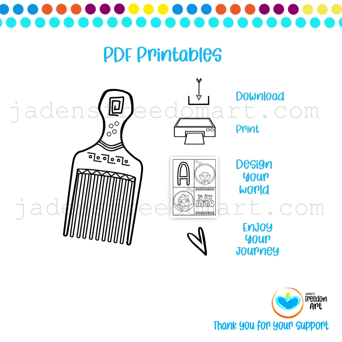 A is for Afro Coloring Pages Printable Black History Activity Sheets for Kids Cultural Pride Instant Download PDF School Educational Fun Project