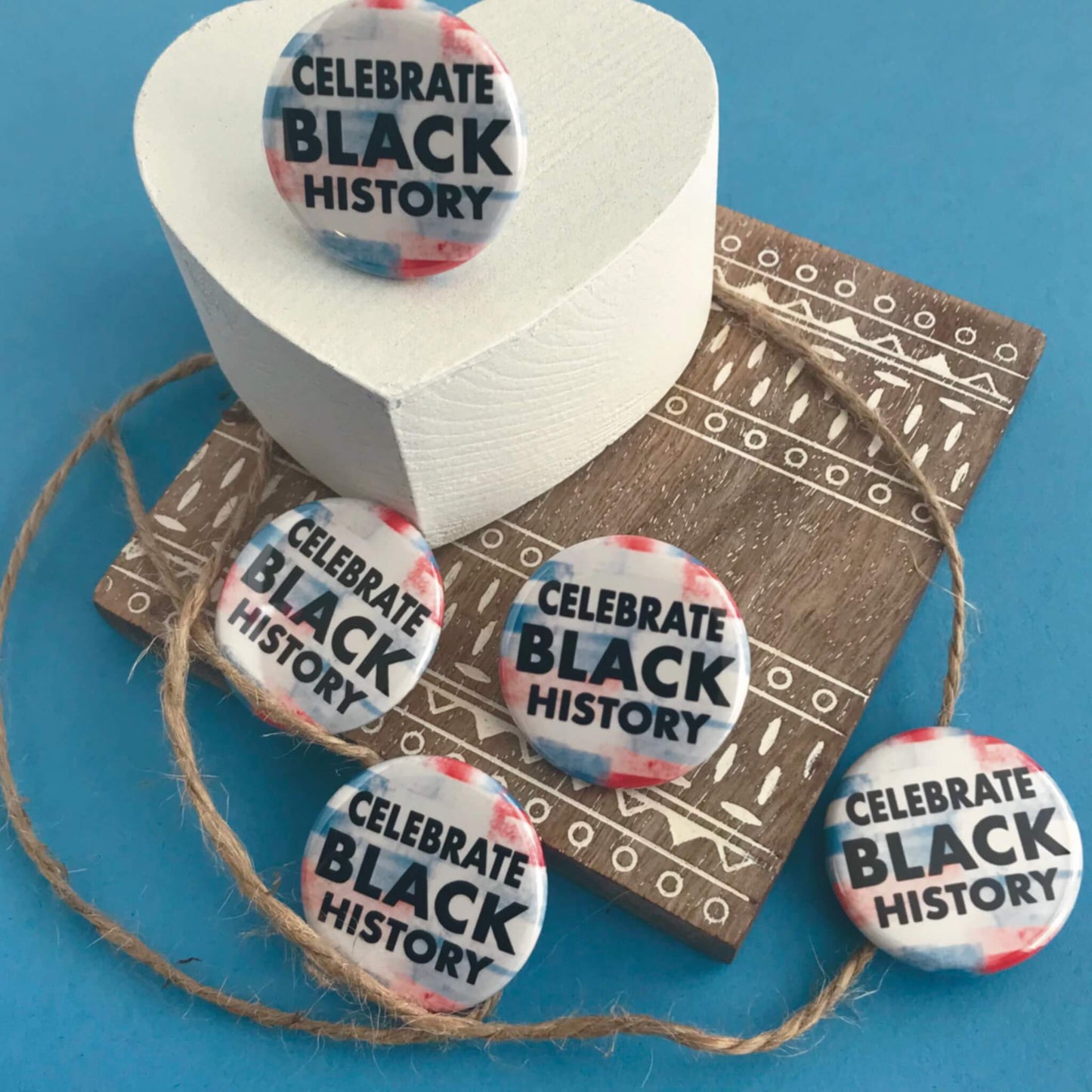 CELEBRATE Black History Pin Button Inspirational Educational Buttons Motivational Movement