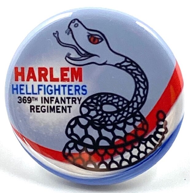 Harlem Hellfighters American Heroes pin button badge set of 2