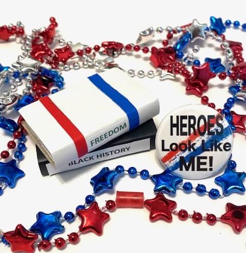 Heroes Look Like Me! pin button