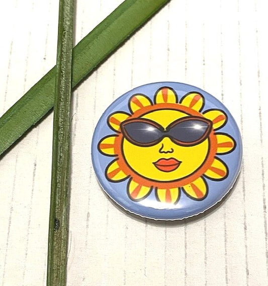 Morning Sunshine pin button