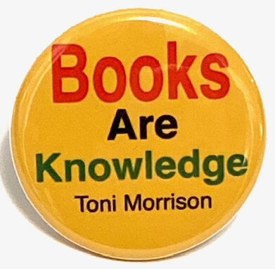 Toni Morrison American Writer Set of 2 Pinback Buttons Educational Booklovers Inspirational Buttons