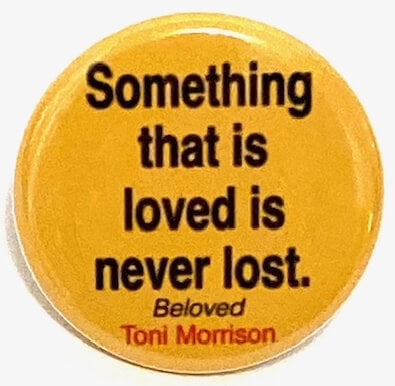 Toni Morrison American Writer Set of 2 Pinback Buttons Educational Booklovers Inspirational Buttons