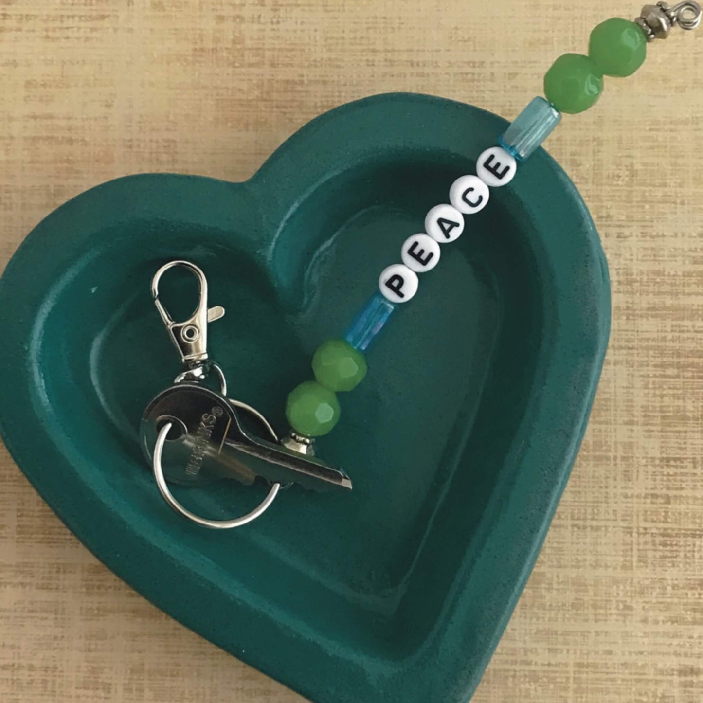 Handmade Keychain Beaded Backpack Jewelry Planner Charm