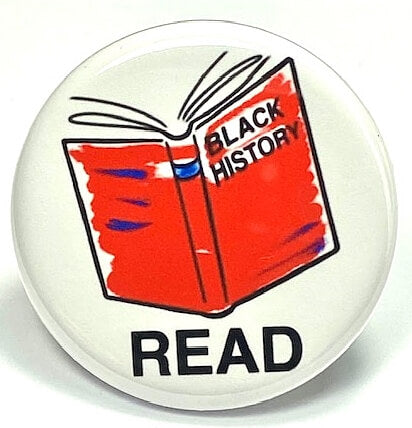 READ A BOOK for Book Lovers pin button