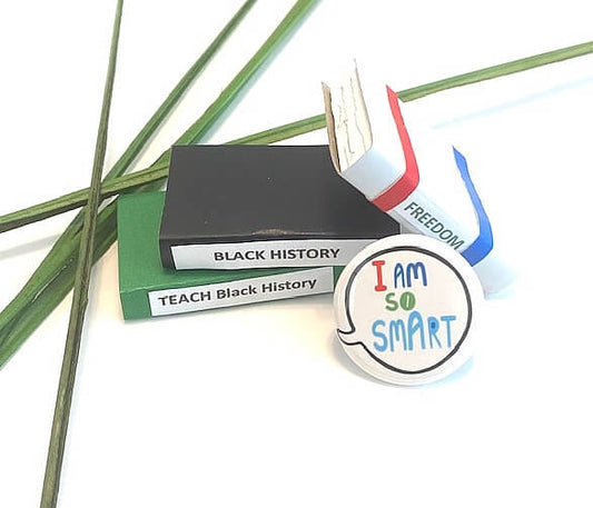 I AM SO SMART positive message button badge