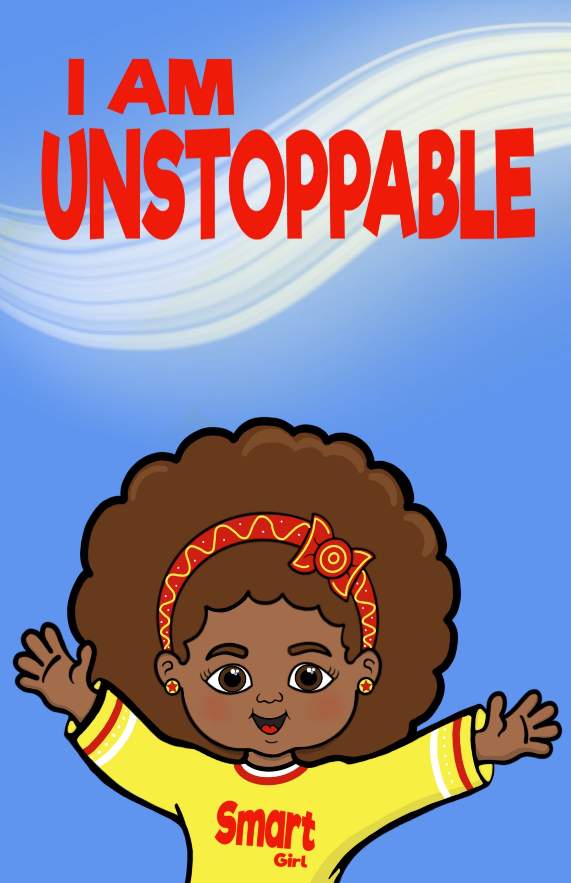 African American Girl Positive Image Wall Art for Kids