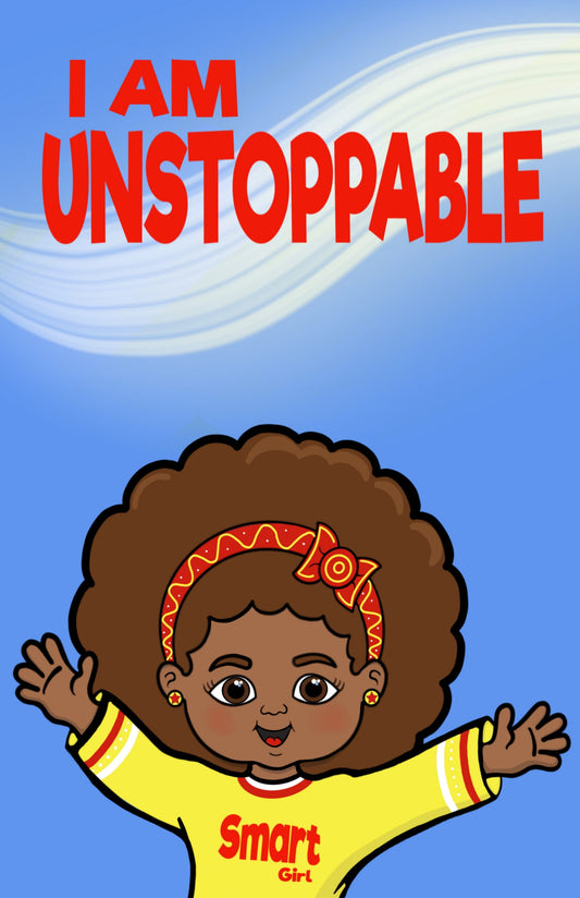 African American Girl Positive Image Wall Art for Kids