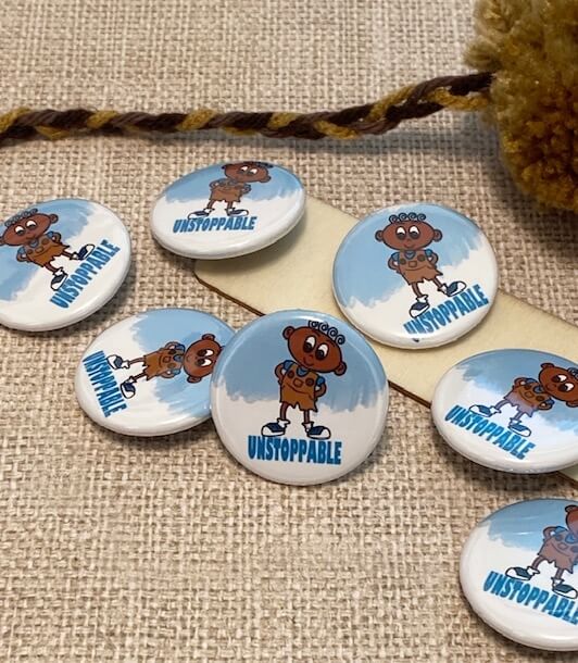 unstoppable pin button