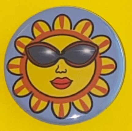 Morning Sunshine pin button